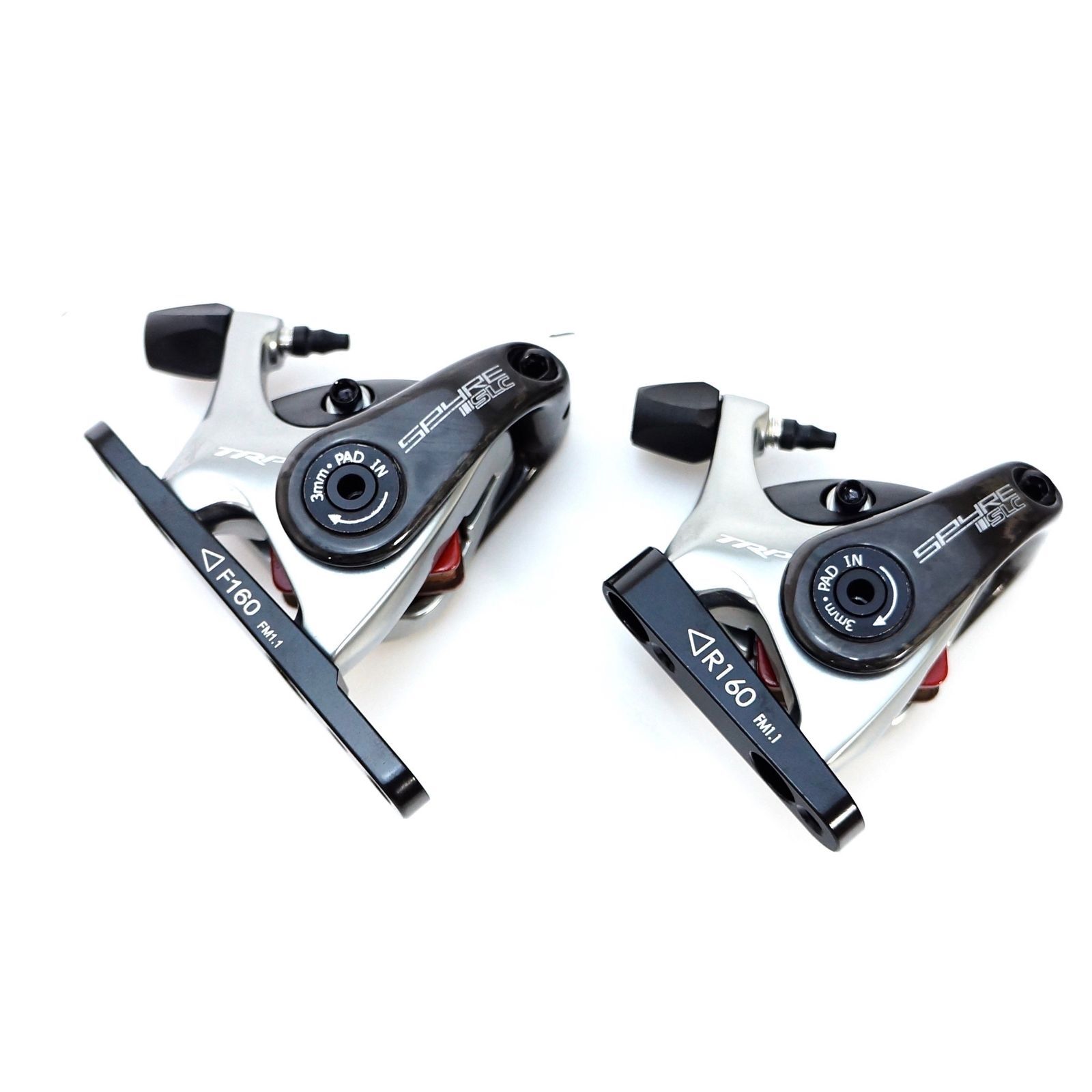 TRP SPYRE SLC FLAT MOUNT Carbon Arm Brake Set, Road/CX Disc Brake