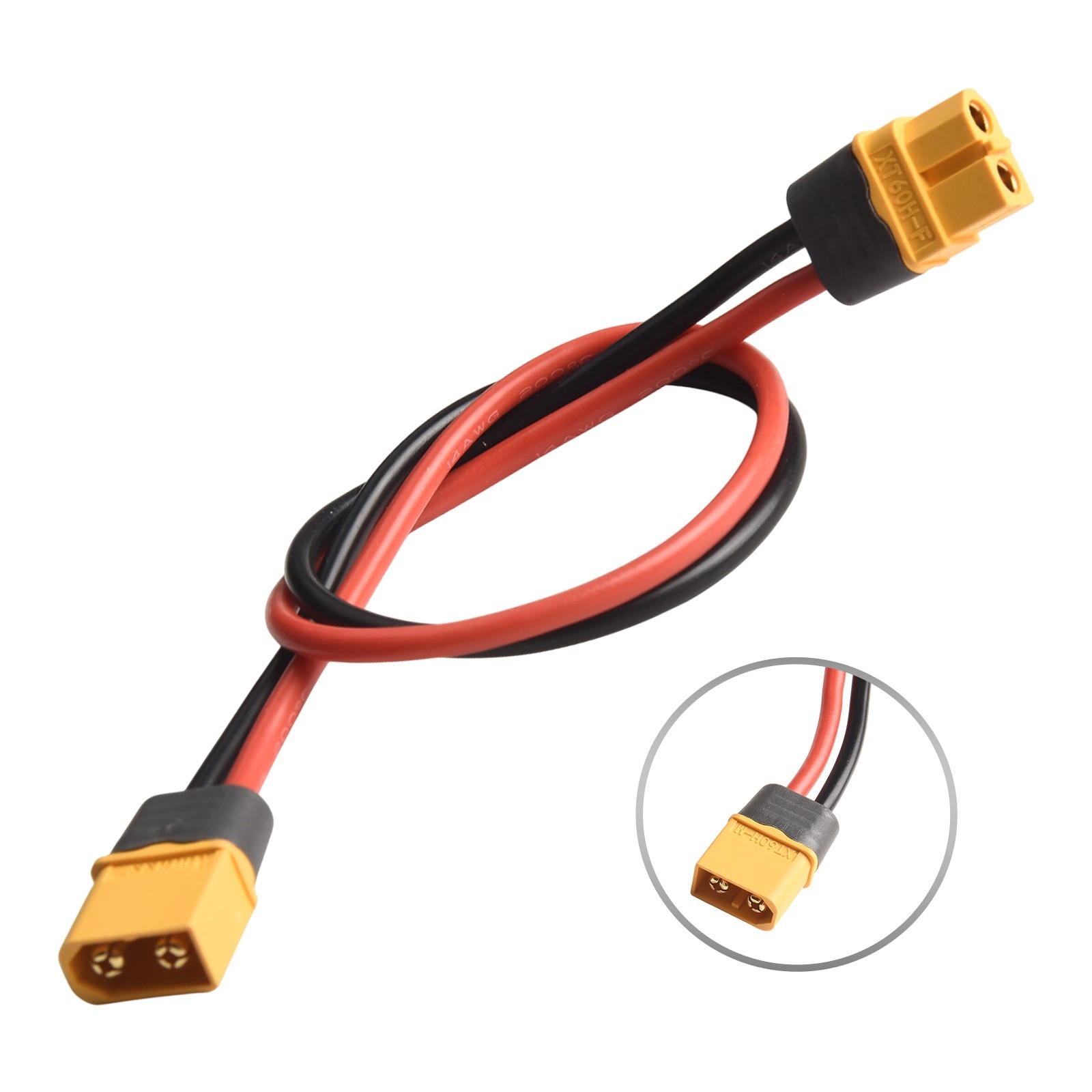 Reliable For XT60H male connector extension cable suitable for power supply
