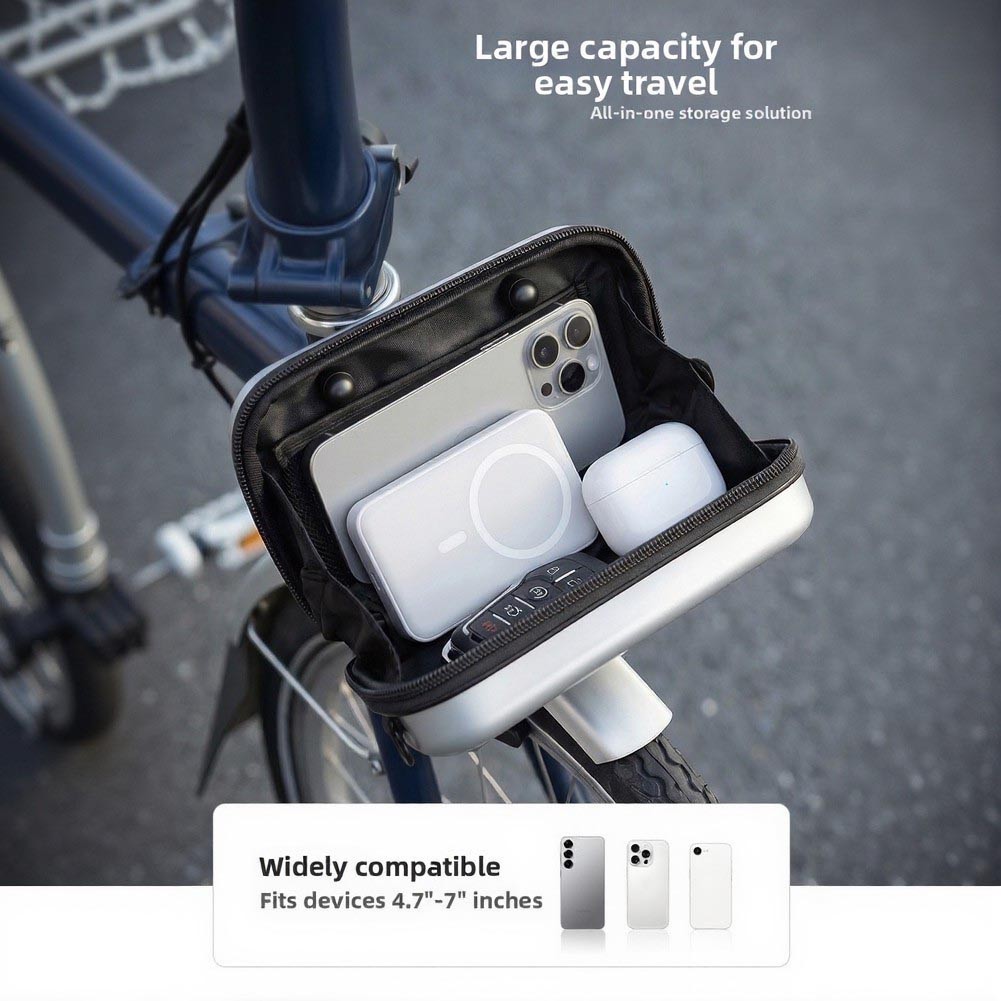188x119x60mm Front Storage Bag for Brompton with Pig Nose Mount Bracket