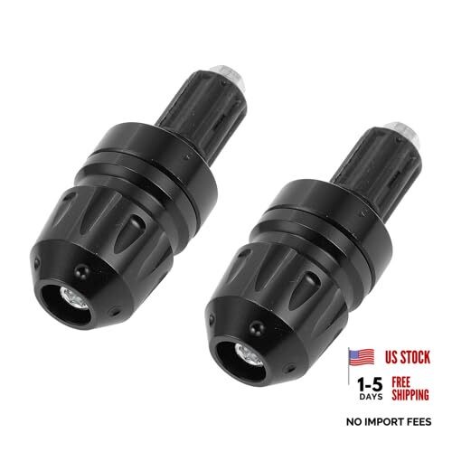 2pcs Motorcycle Bar Ends Plug Universal Handlebar Bar End Caps Aluminum Alloy