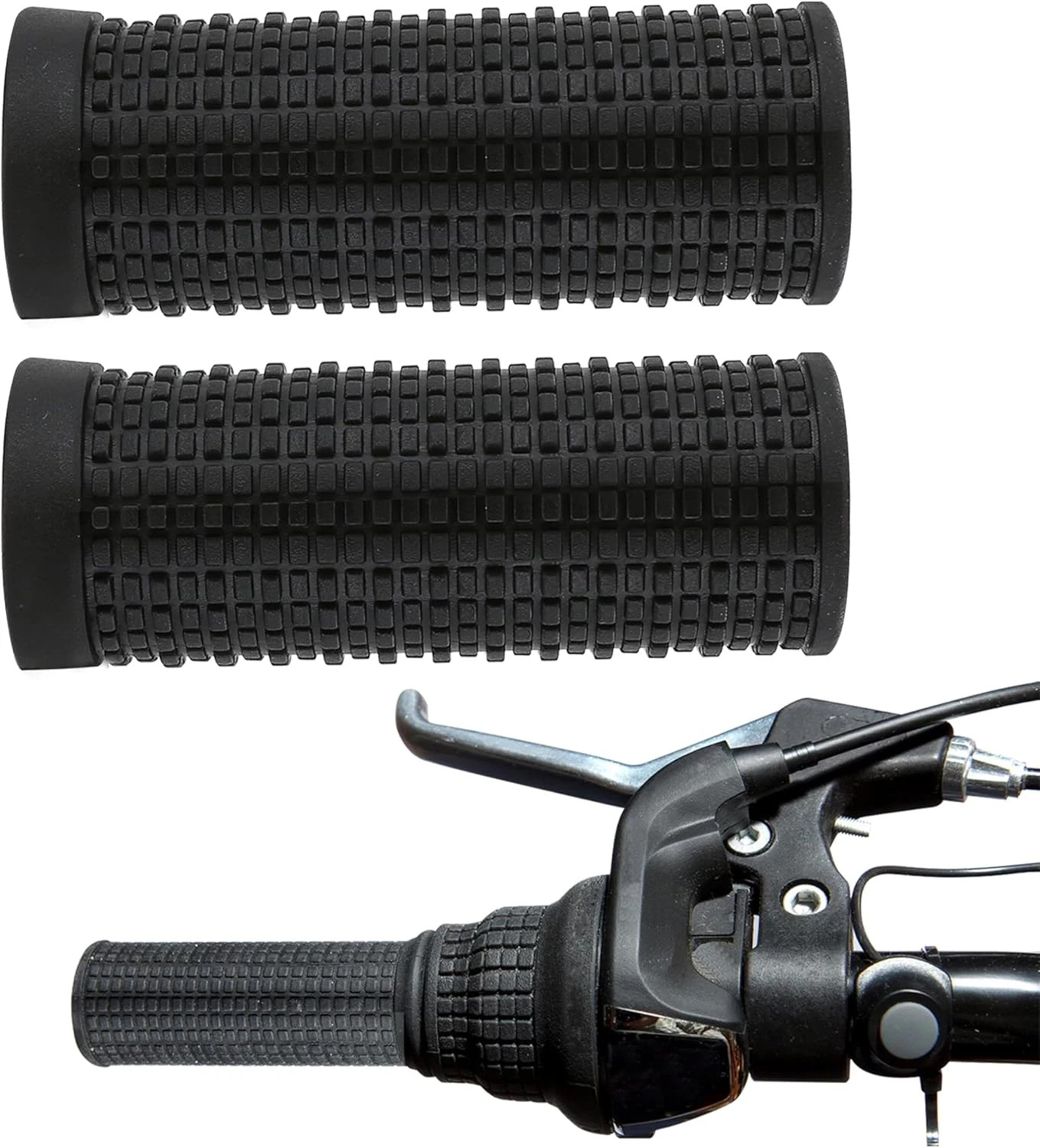 1 Pair MTB Bike Short Handlebar Grips 20X74Mm/0.78X2.91Inch, Bar Twist Cover Mou