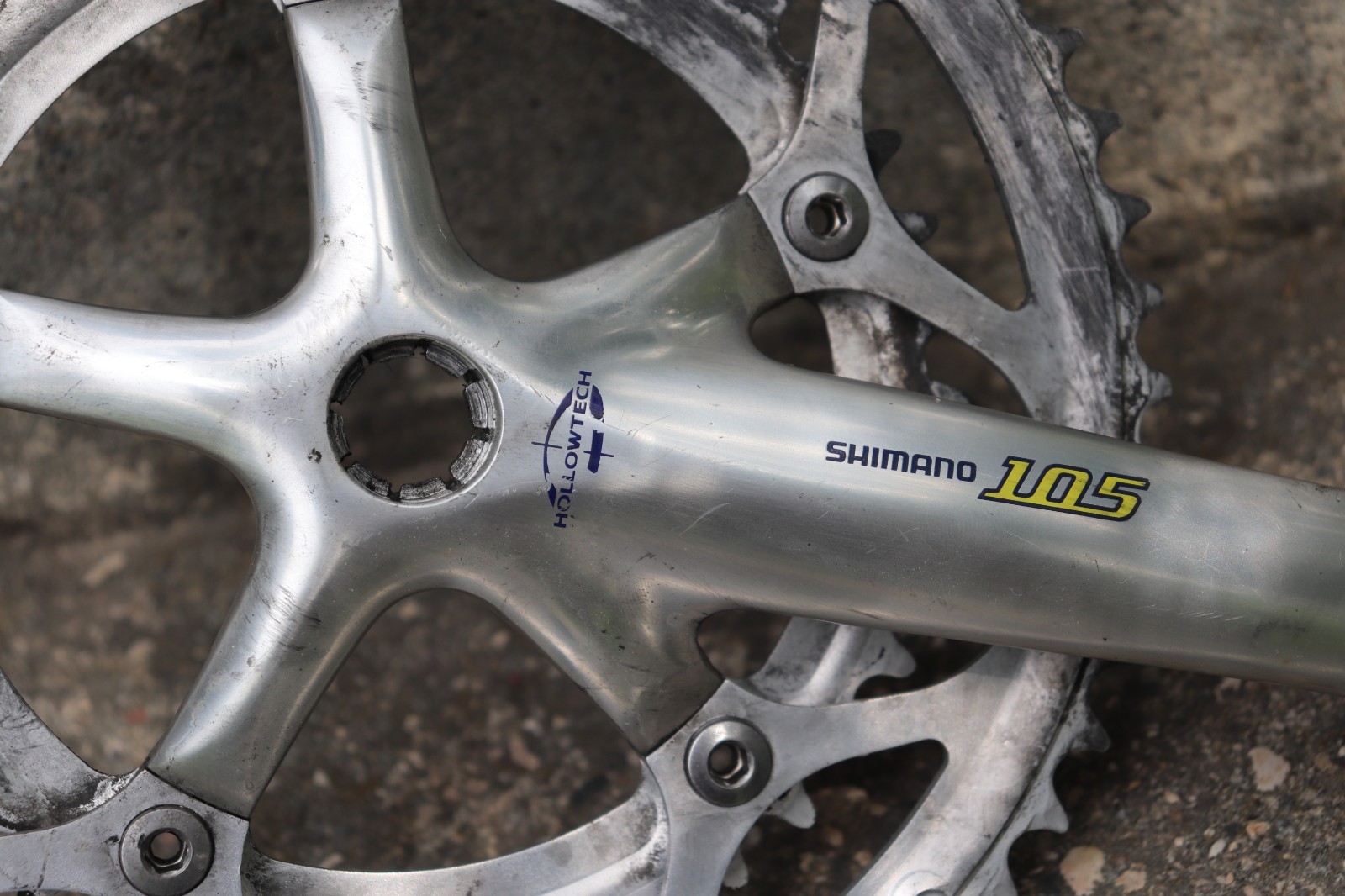 Shimano 105 FC-5501 / 5504 175 mm 130 BCD Octalink Crank Crankset 9s 53 – 39
