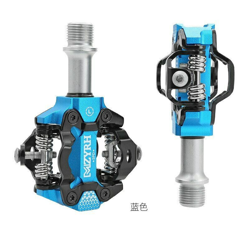 MZYRH 9/16″ Bicycle SPD Self-locking Pedals MTB Bike 3 Sealed Bearing Pedals