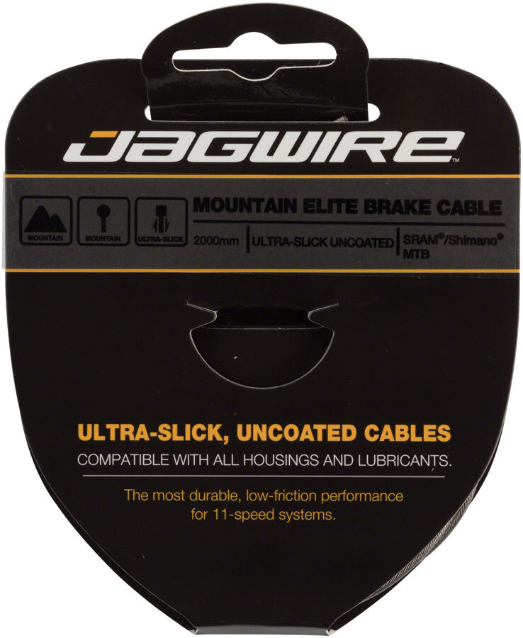Jagwire Elite Ultra-Slick Brake Cable 1.5x2000mm Polished Slick Stainless SRAM/S
