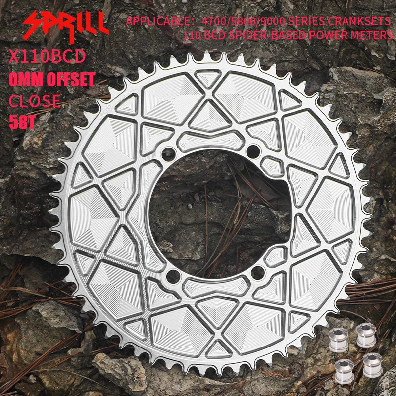 110BCD AERO Narrow Wide Chainring 54-66T Bicycle Chainwheel 9-12speed Sprocket