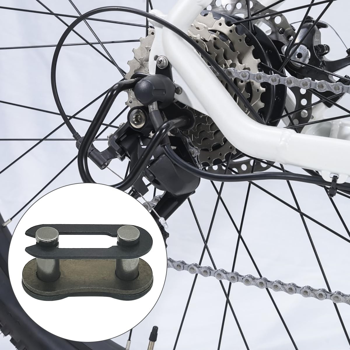 20 Pairs Bike Chain Master Link, 6/7/8/9/10/11/12 Single Speed Chain…