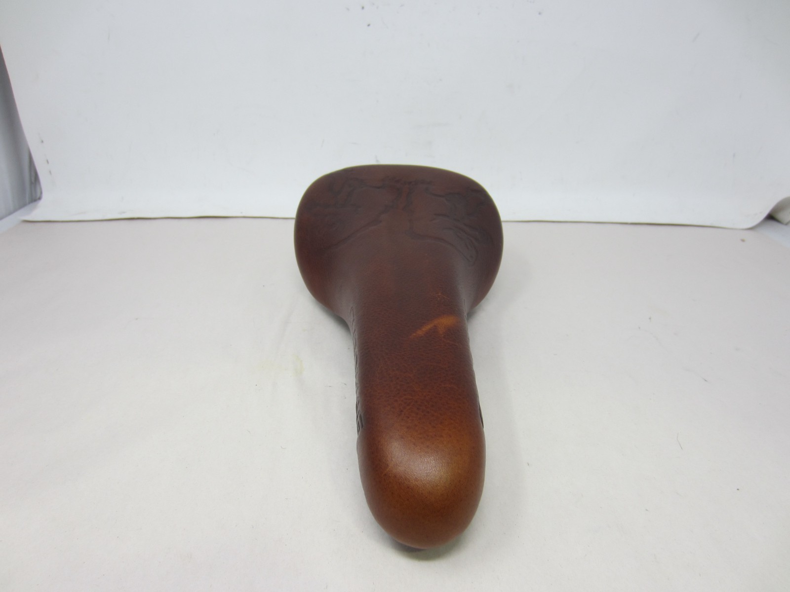 Chromag 140mm Wide Trailmaster LTD Brown Leather Saddle W/ CrMo Rails 360g