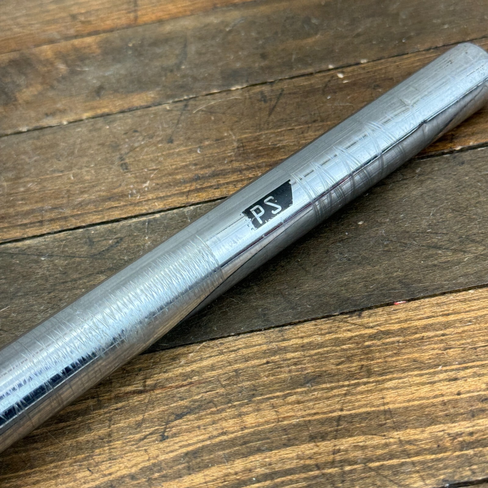 Old School BMX Black Ops Seatpost BENT 4130 Chromoly Steel 22.2 mm CRIMP