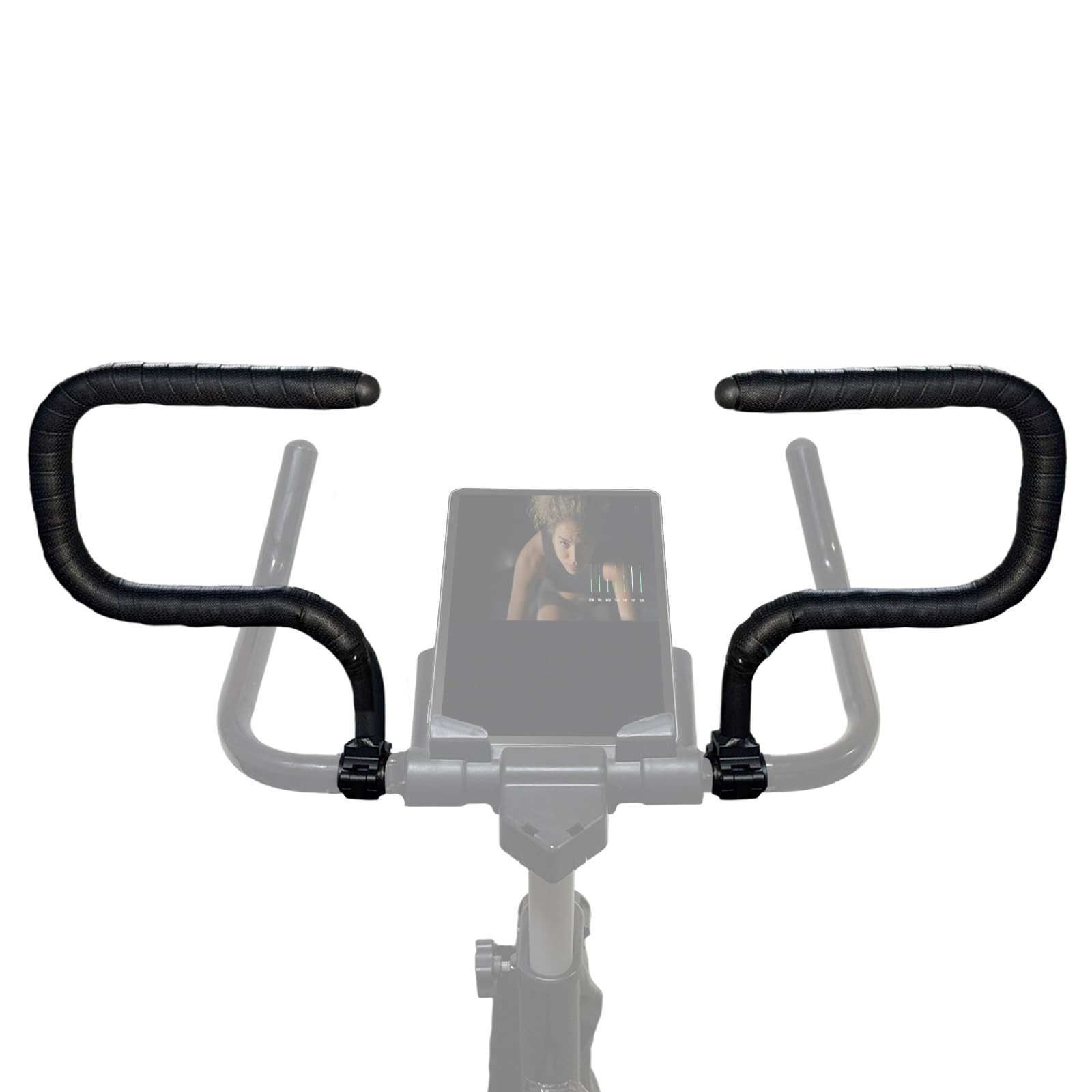 Indoor Spin Bike U-Shaped Handlebar Extender Upright Riding Back Support Stable