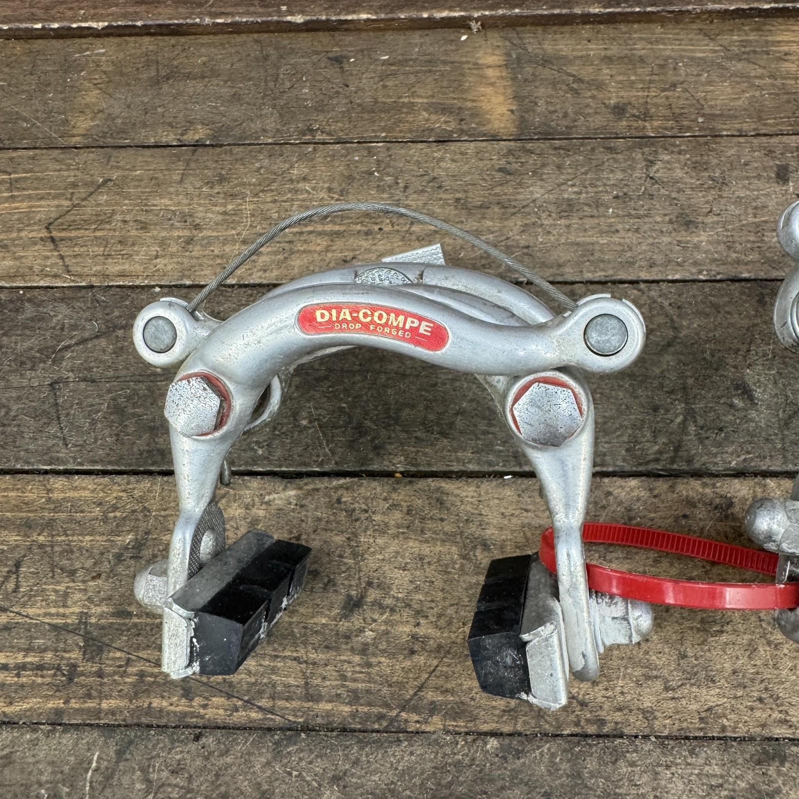 Vintage Dia Compe Center Pull Brake Caliper Set Long Drop Forged Japan