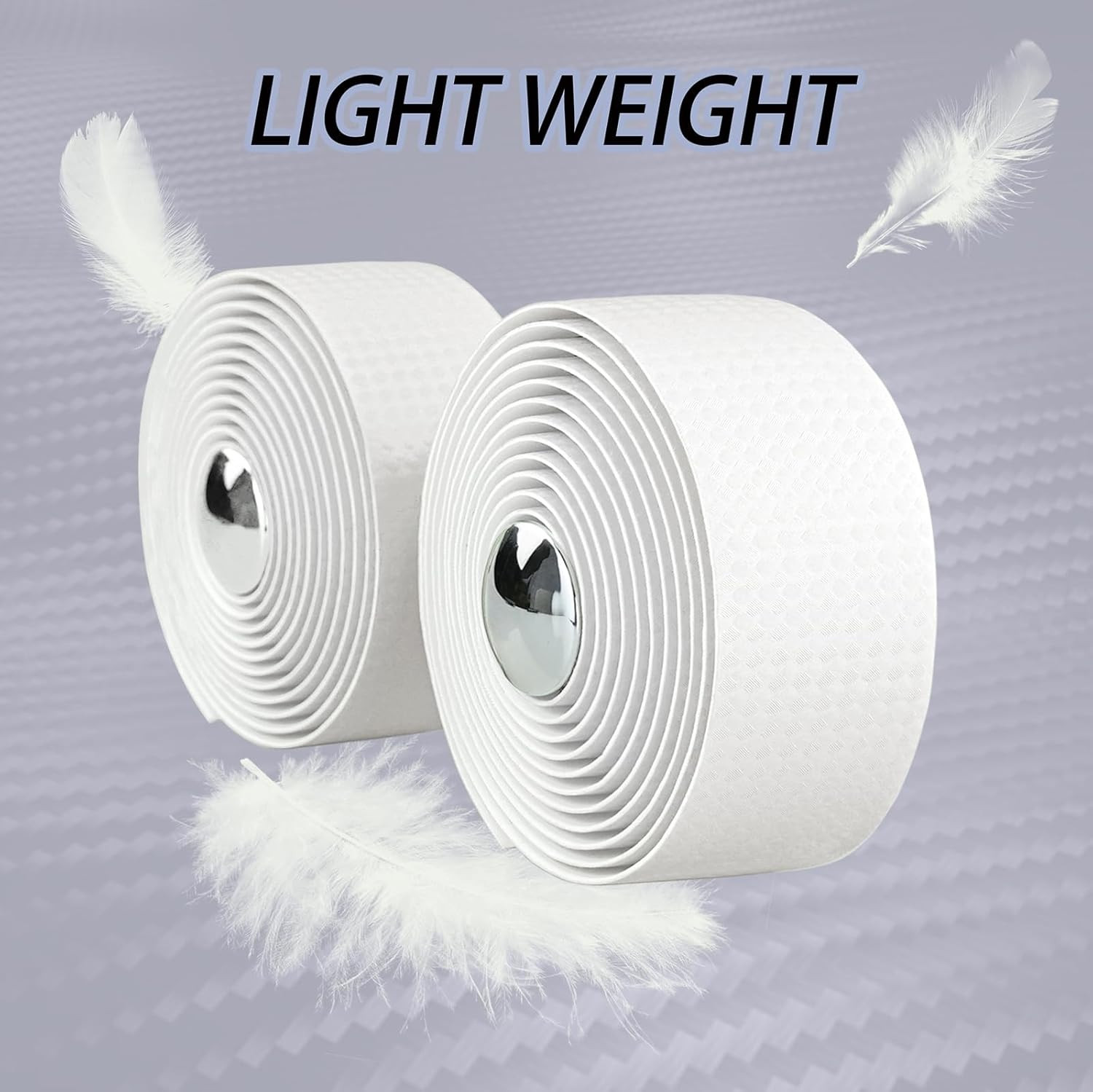 Carbon Fiber PU Leather Road Bike Handlebar Tape Bar Tapes – 2PCS Per Set