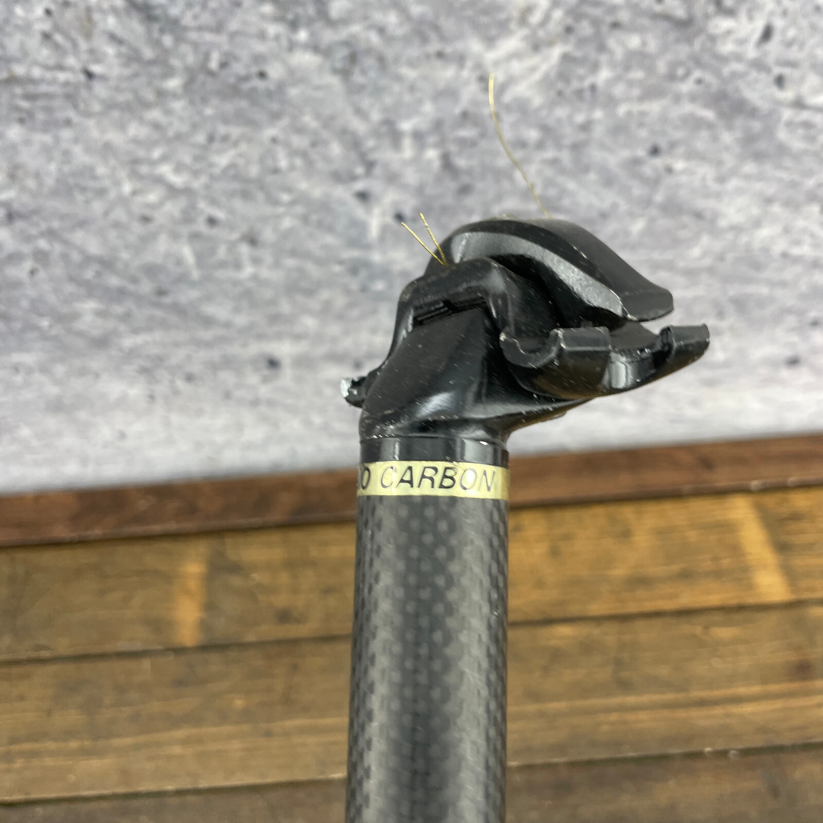 Vintage Sugino Carbon Fiber Seatpost 24.7 mm 285 mm MTB Road 24.7 mm Grooved