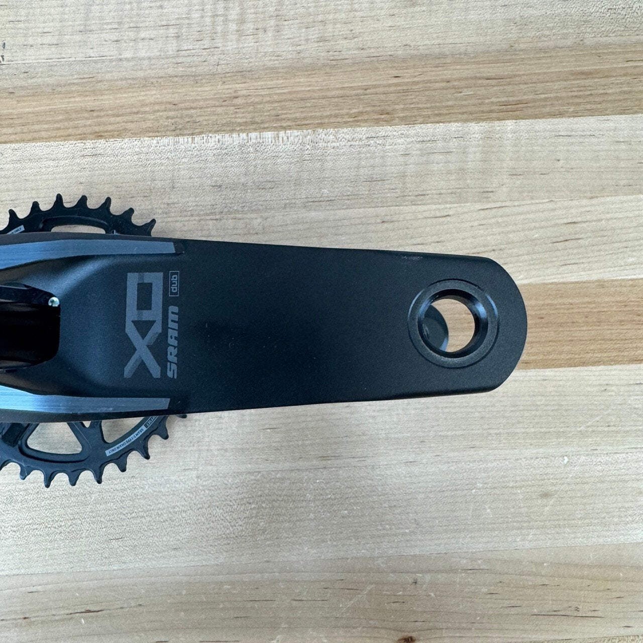 Low Mile SRAM Eagle X0 T-Type AXS 170mm 34T Power Meter Crankset with Chainrings