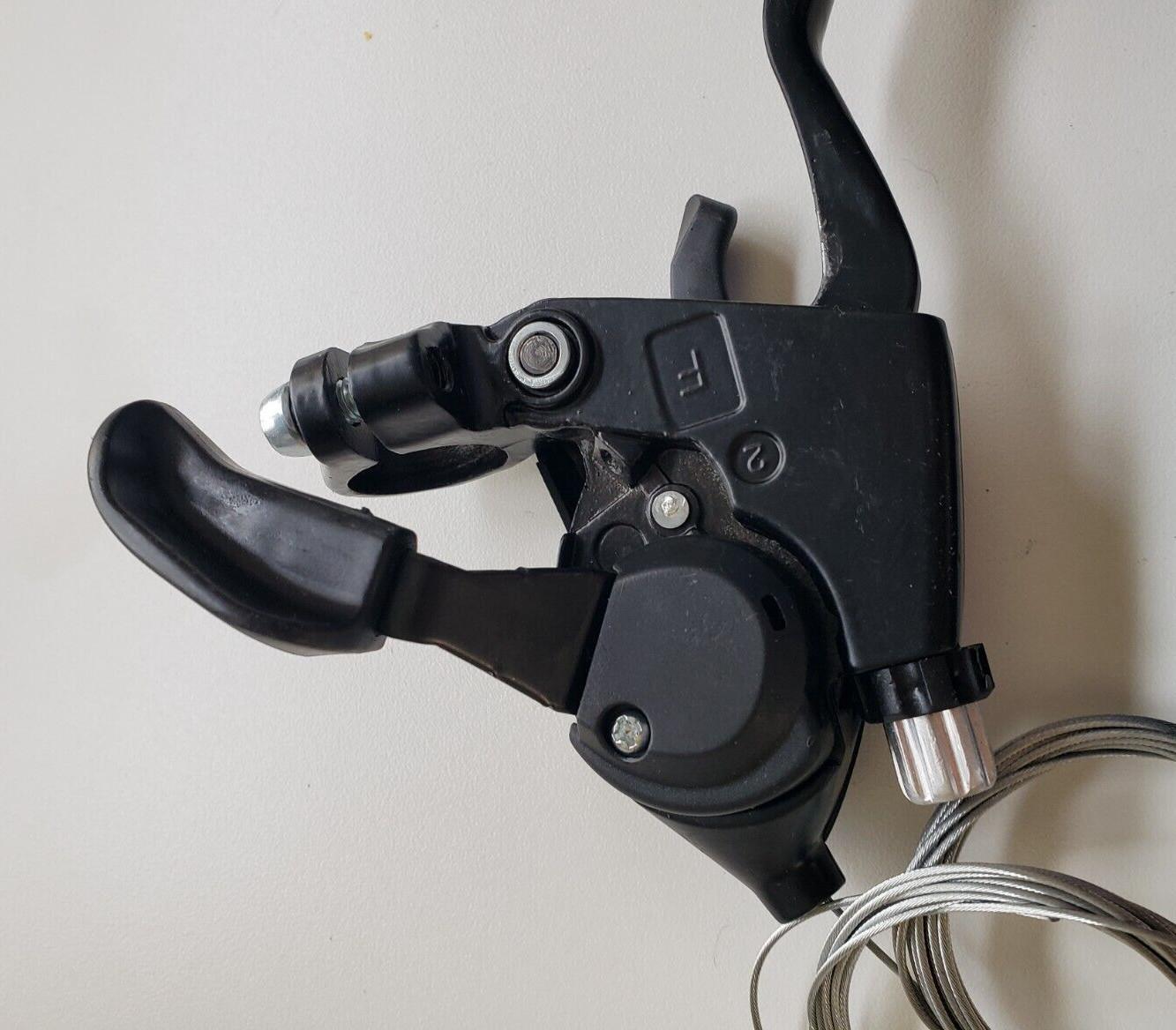 SHIFTER SET HB ST-EF51-7 TRIGGER / V-BRAKE 2F 7×3 BLACK for 21 speeds