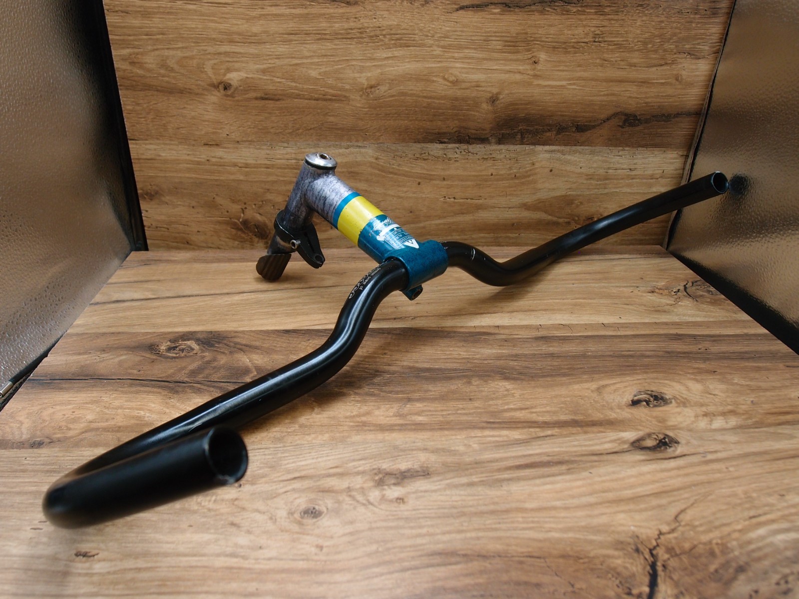 MTB bullbar handlebar Corratec + quill stem Corratec by nL steel 25.4 mm