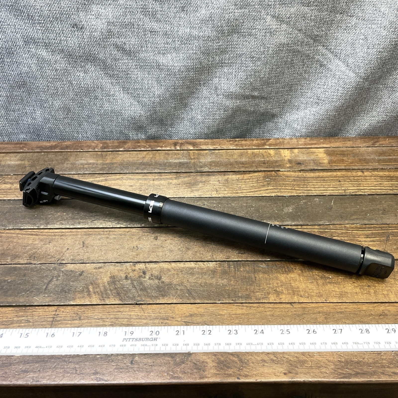 KS Eten-i Dropper Seatpost 30.9mm X 440mm 125mm Travel Black MTB Kind Shock