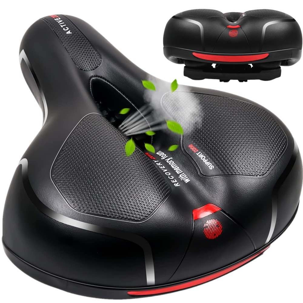 E-bike Bicycle Seat Cushion for Men Women Comfort Soft Gel Wide Bicycle Seat