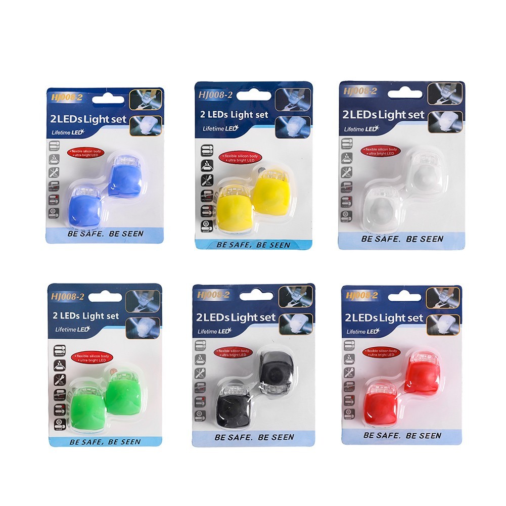 Front and Rear Mountain Bike Lights Set for Enhanced Visibility on Trails