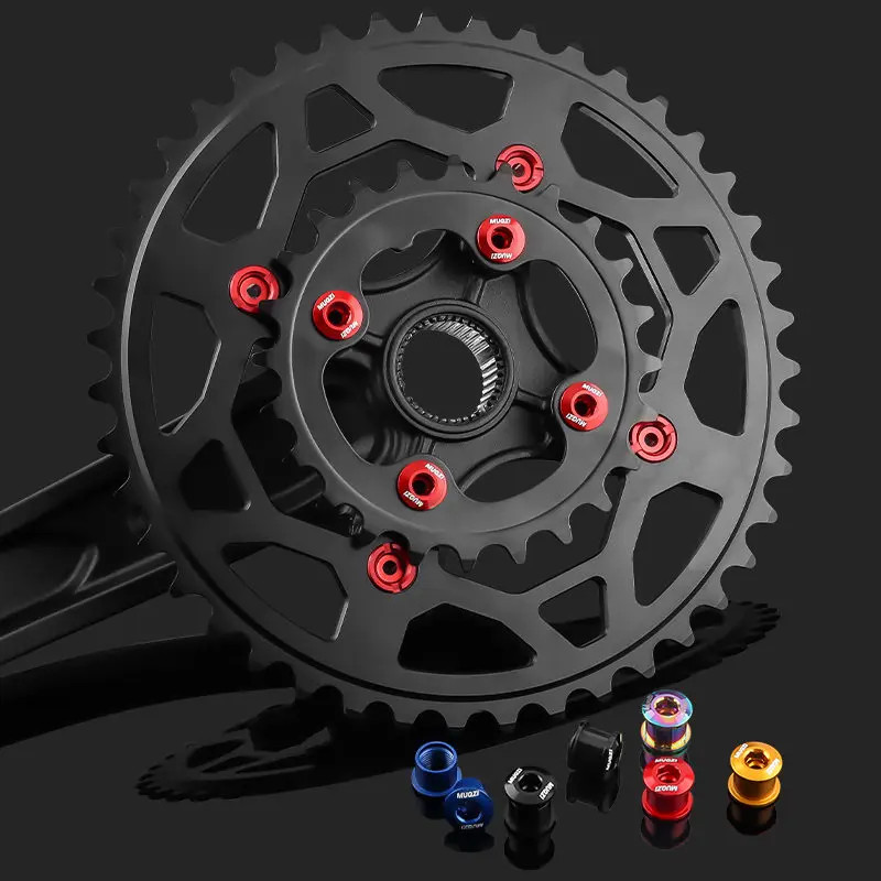 4/5pcs Bike Chainring Bolts MTB Road Crank Single Double Chain Screws