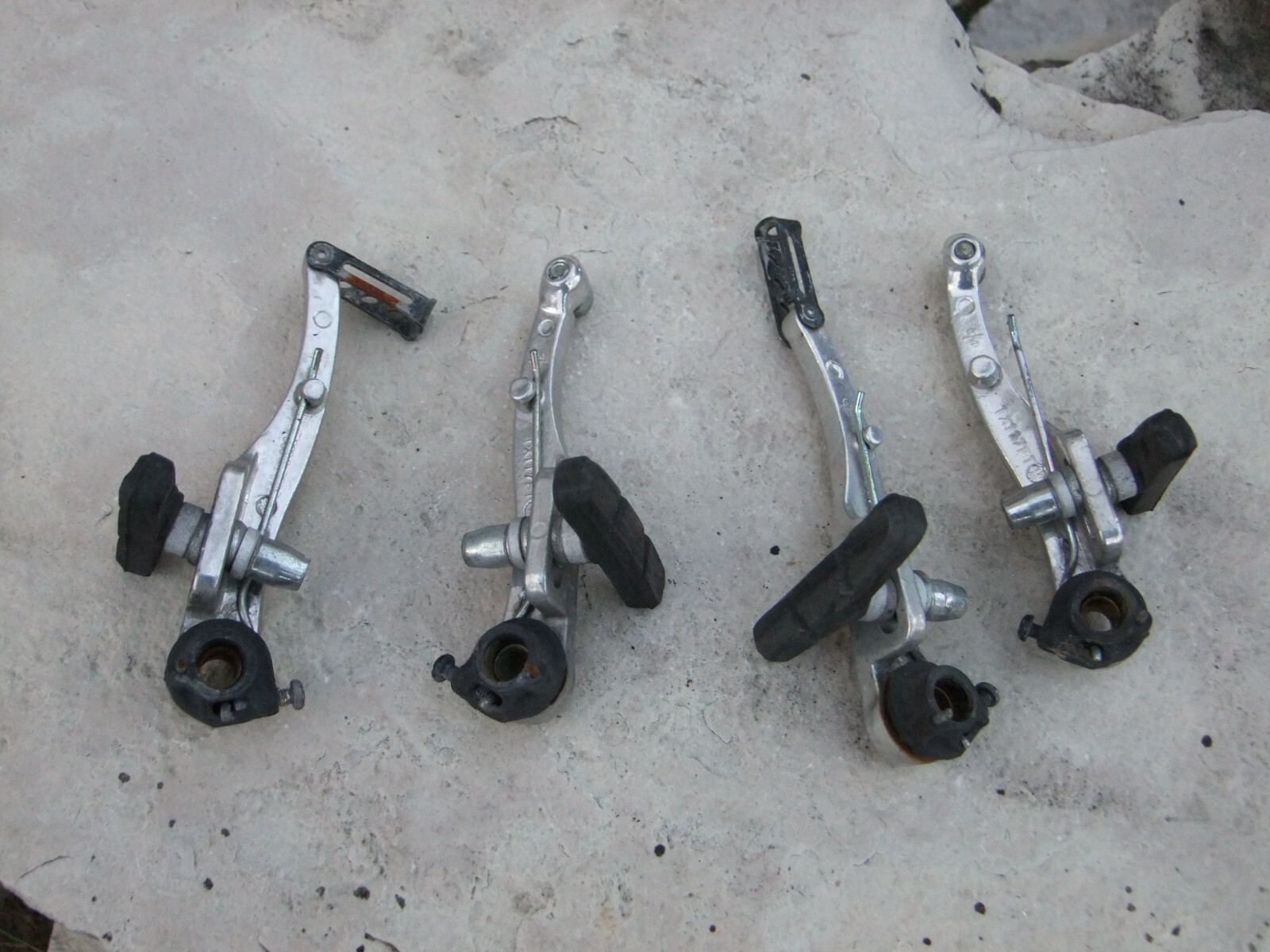 V Brake Set For Mountain Bike, Road Bike, MTB, BMX Front & Rear, Silver