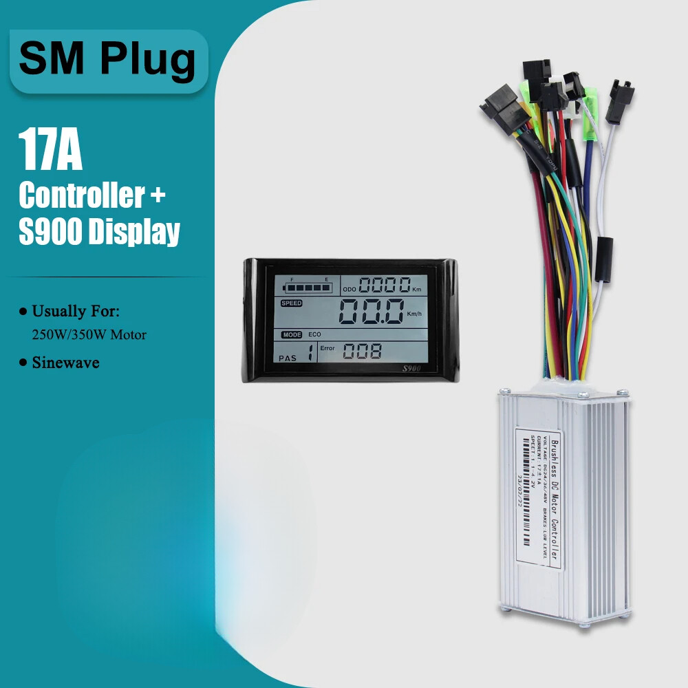 E-bike Three-Mode Sine Wave 36V 48V 17A 26A 30A 40A Controller with LCD Display