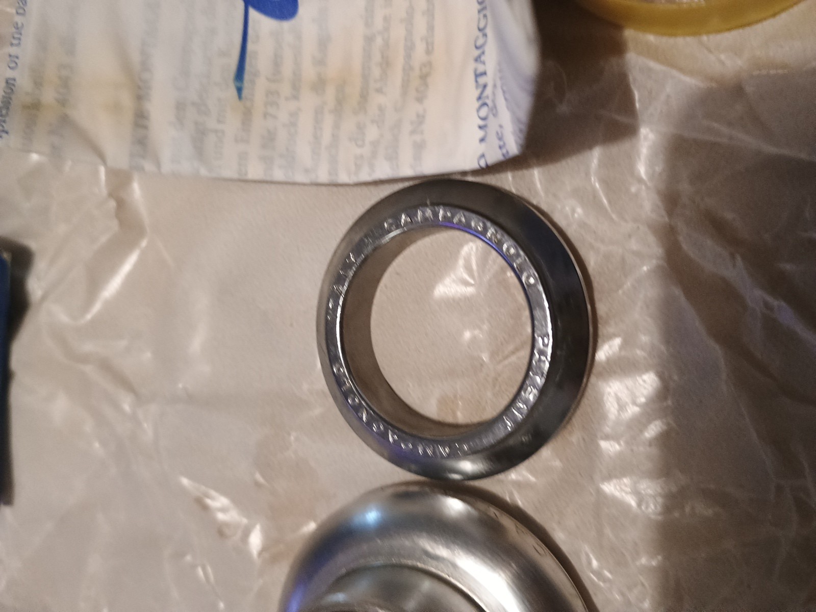Nos Nib Campagnolo Super Record Headset 1′ Ita Steering Series New 25.4*24F