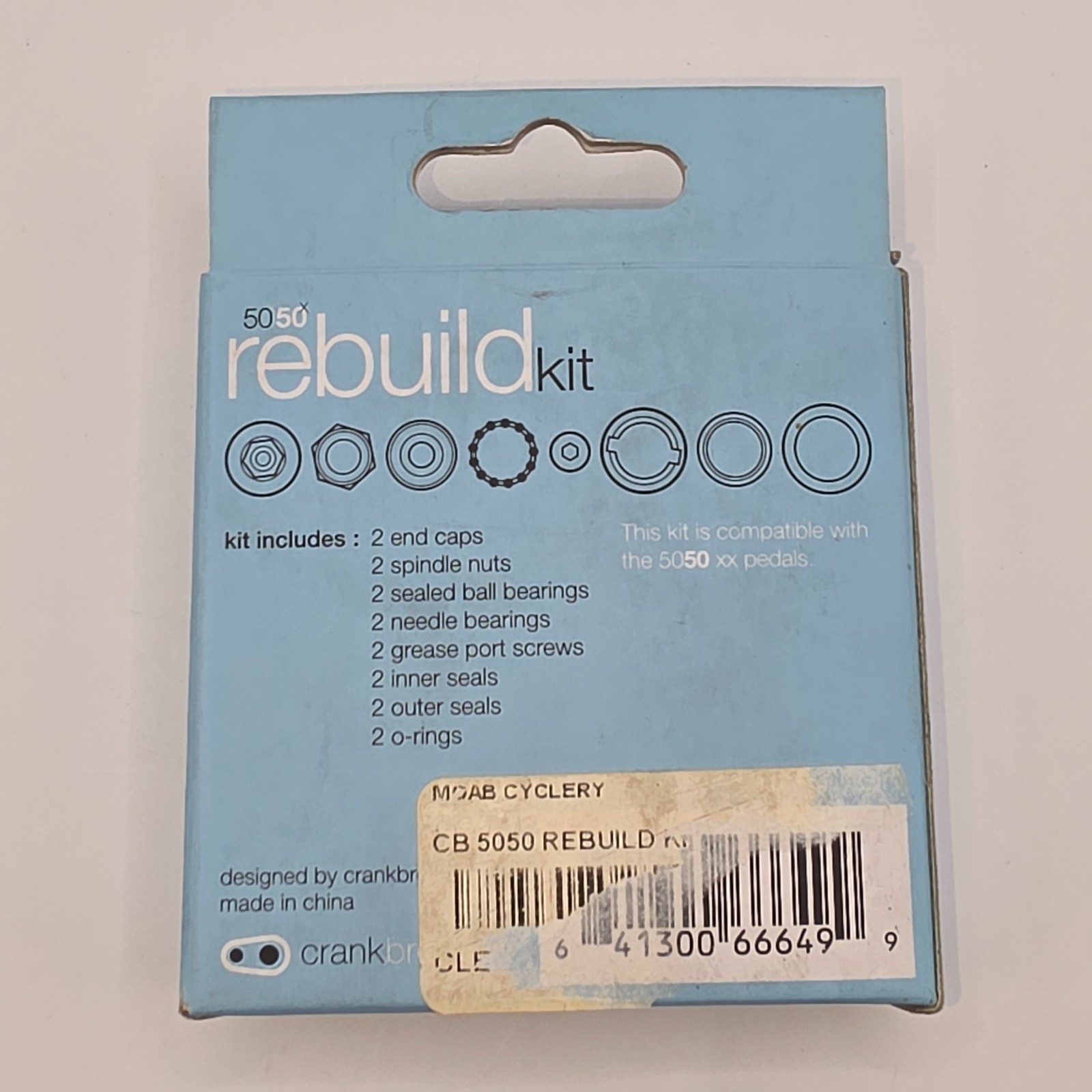 Crank Bros 5050 XX Mountain Bike Pedals Rebuild Kit