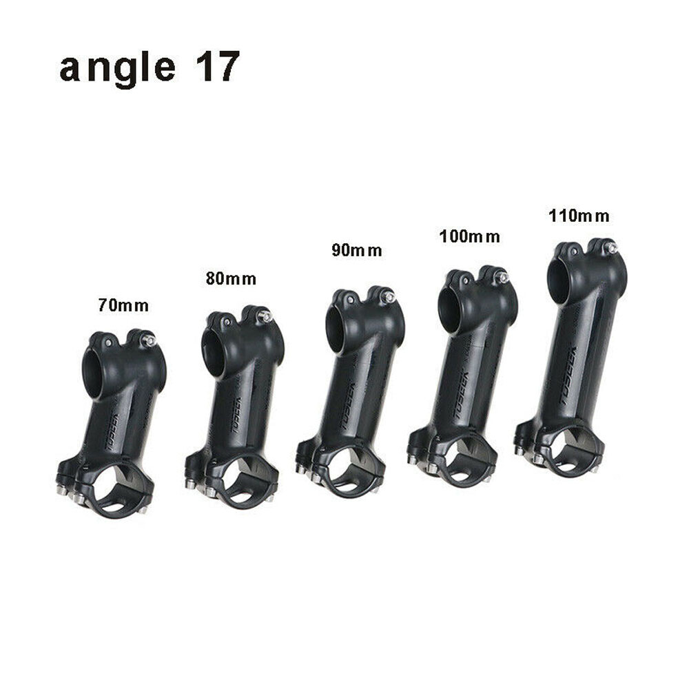 Bicycle Alloy Stem 6/17° Mountain MTB Road Bike Handlebar Stems 31.8*60-120mm