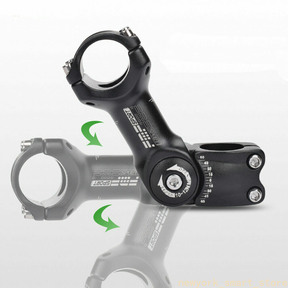 New 25.4/31.8mm MTB Bicycle Handlebar Mountain Road Bike Adjustable Stem Riser