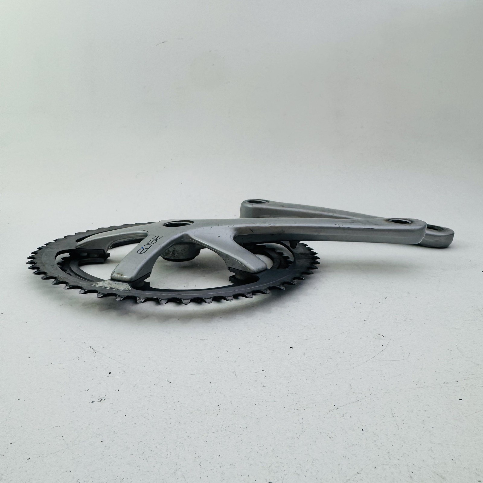 Vintage SR EDGE Double Crankset Road Bike170mm 52/42T Silver Japan A22