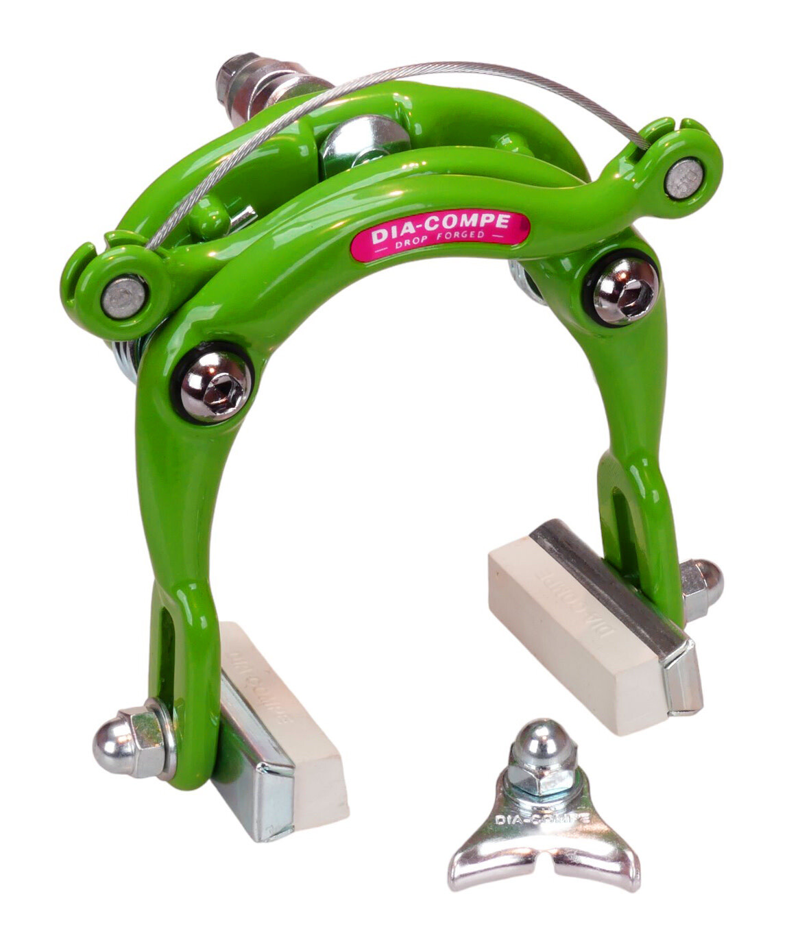 Dia-Compe 750 rear center pull bicycle brake caliper – GREEN