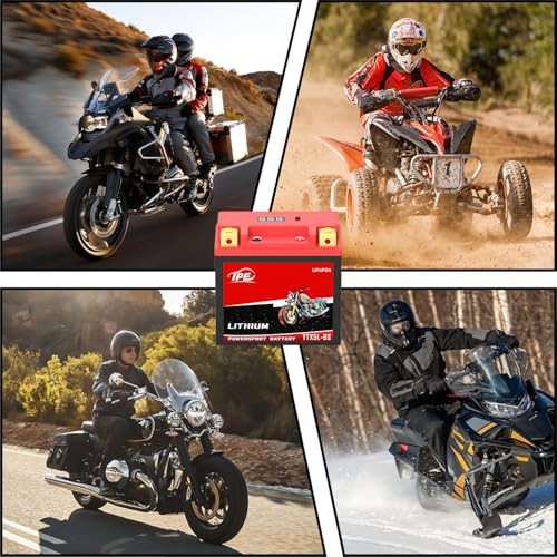 Lithium Battery 12V4AH 320CCA for Motorcycles & ATVs – Smart BMS, LCD YTX7L-BS