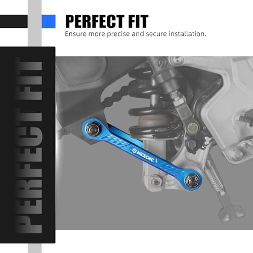 Motorcycle 1.5IN/38MM Suspension Lowering Link Lowering Linkage Blue
