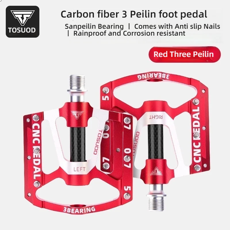 CNC Aluminum Alloy Anti-Slip Bicycle Pedals for MTB & Road Bikes