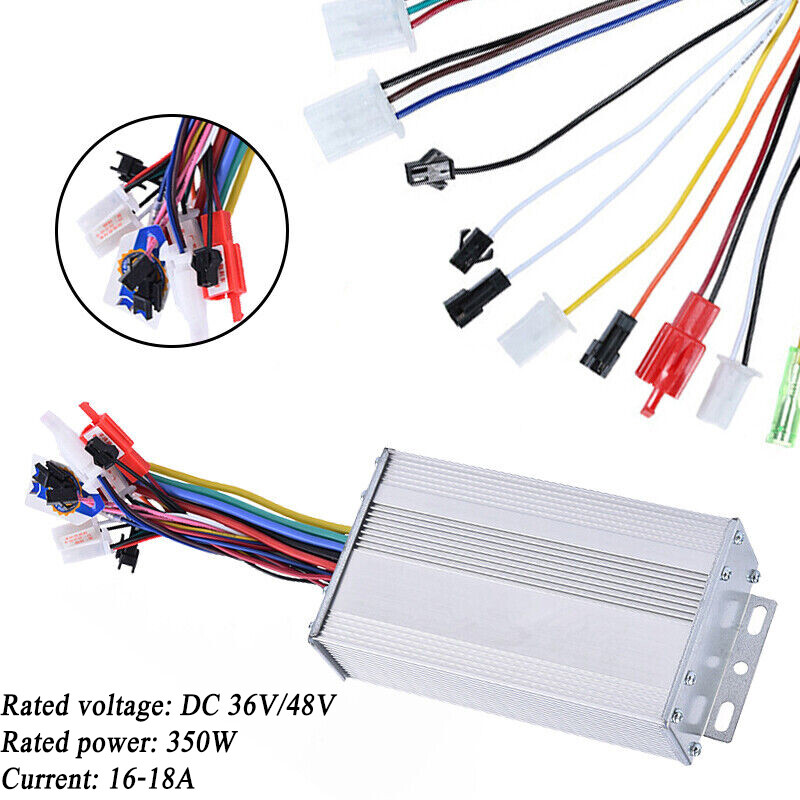 350W Electric Bicycle E-bike Scooter Brushless 36V/48V DC Motor Speed Controller