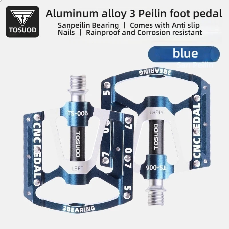 CNC Aluminum Alloy Anti-Slip Bicycle Pedals for MTB & Road Bikes