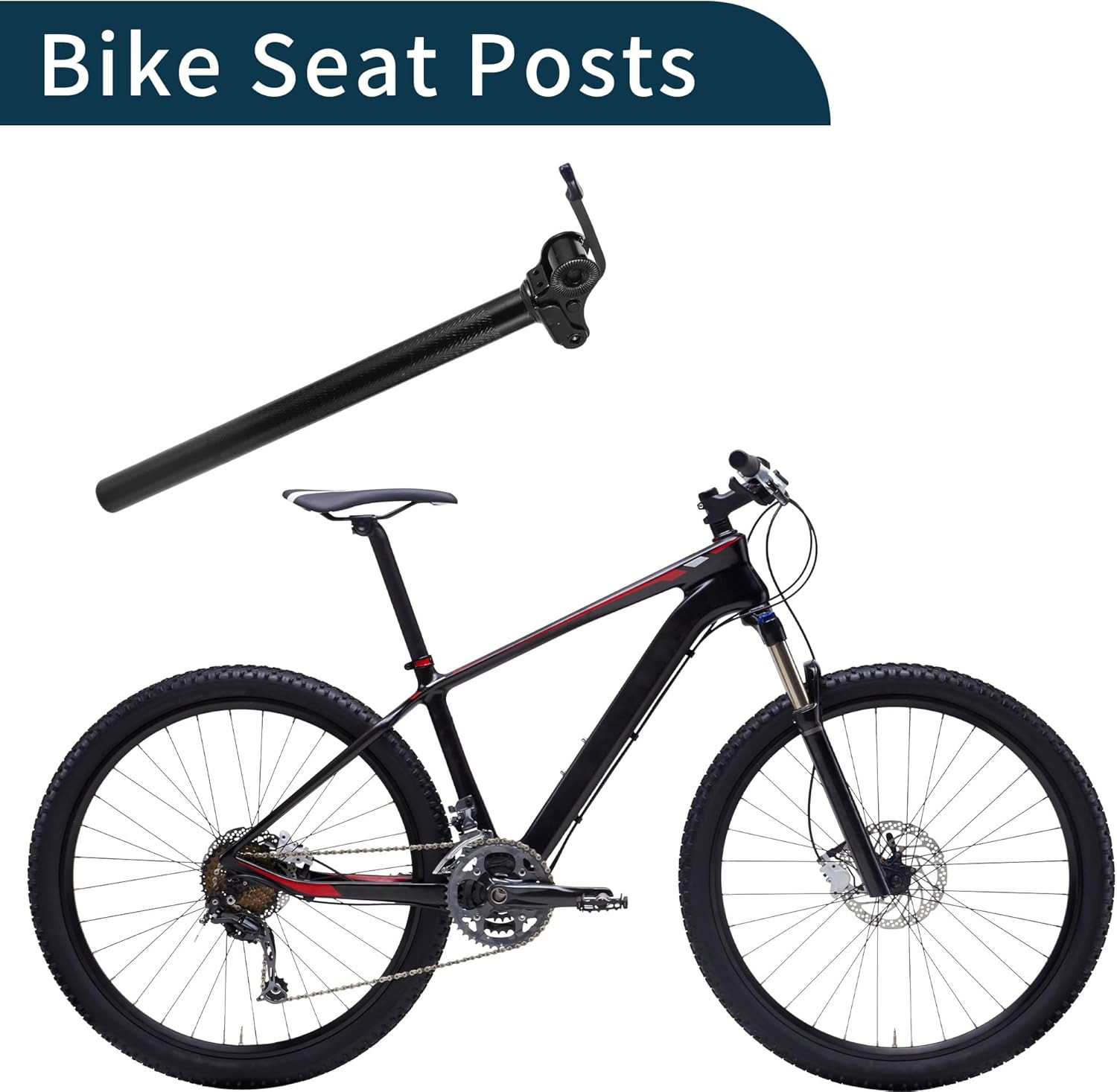 Bike Seat Posts Electric Bicycles Vehicle Battery Anti-Theft Locking Foldable Bi