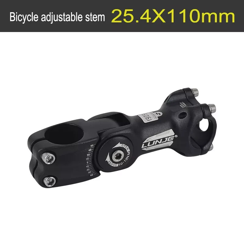 Bicycle Adjustable Stem 25.4/31.8 Handlebar Riser 90/110/130 Road Mountain Bike