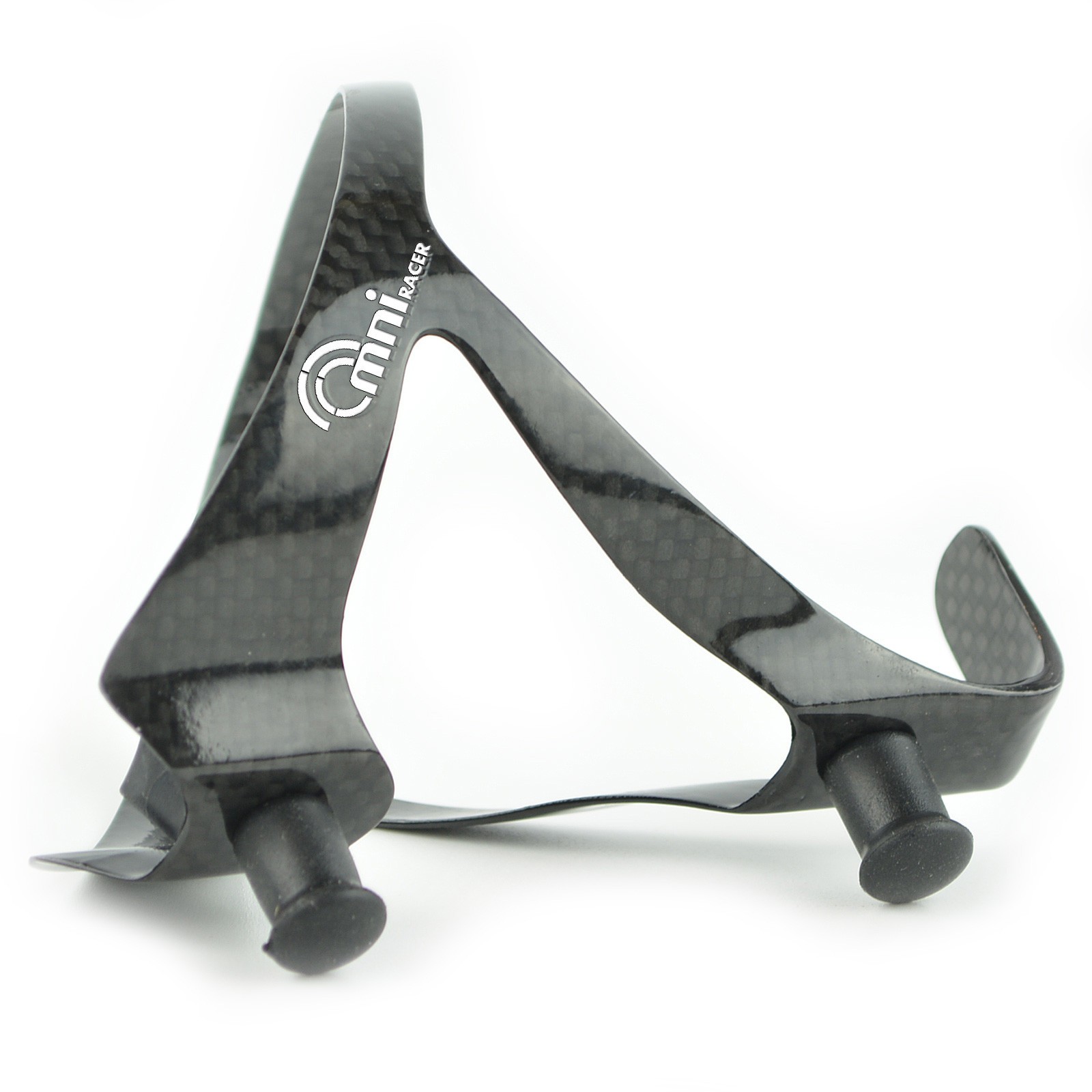 OMNI Racer WORLDS LIGHTEST Carbon Fiber Water Bottle Cage JUST 11 grams!! GLOSS