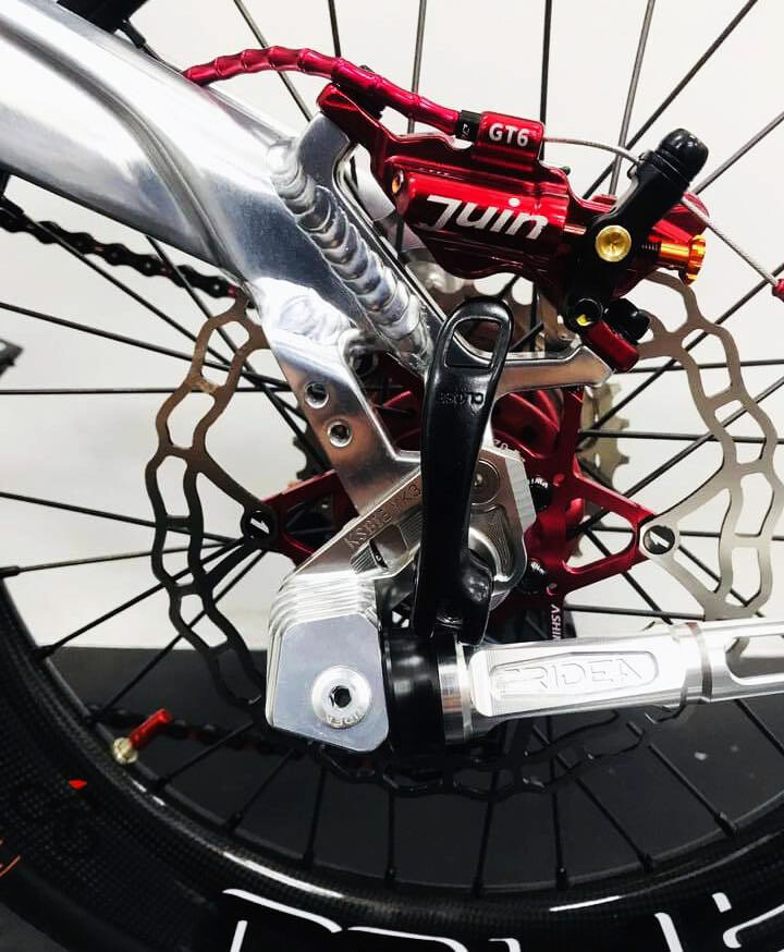 Juin Tech GTP6 MTB eBike CX Cycle 6-Piston Hydraulic Disc Brake Caliper Set