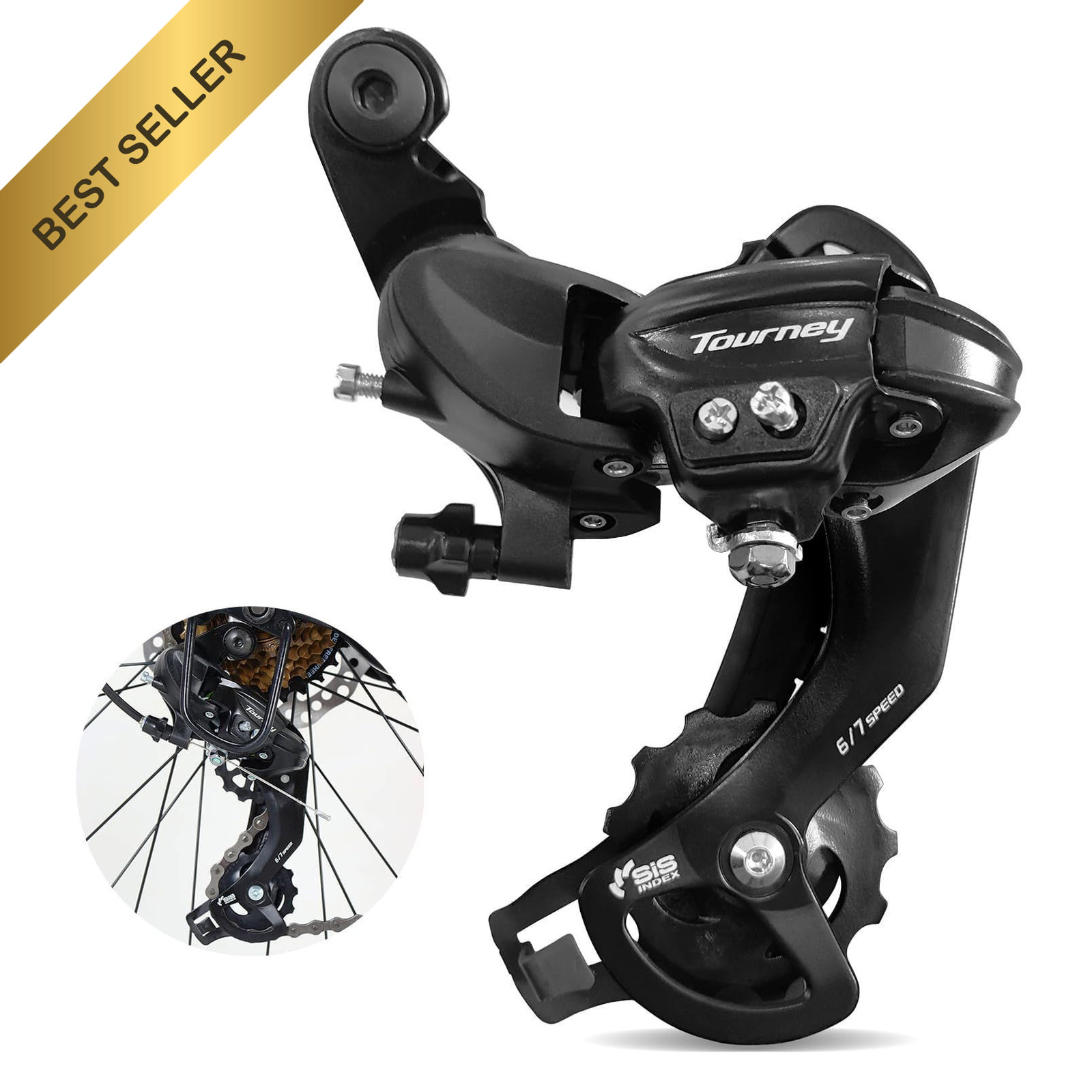 Tourney RD-TY300 6/7 Speed Rear Derailleur Direct Mount Mountain Road Bike