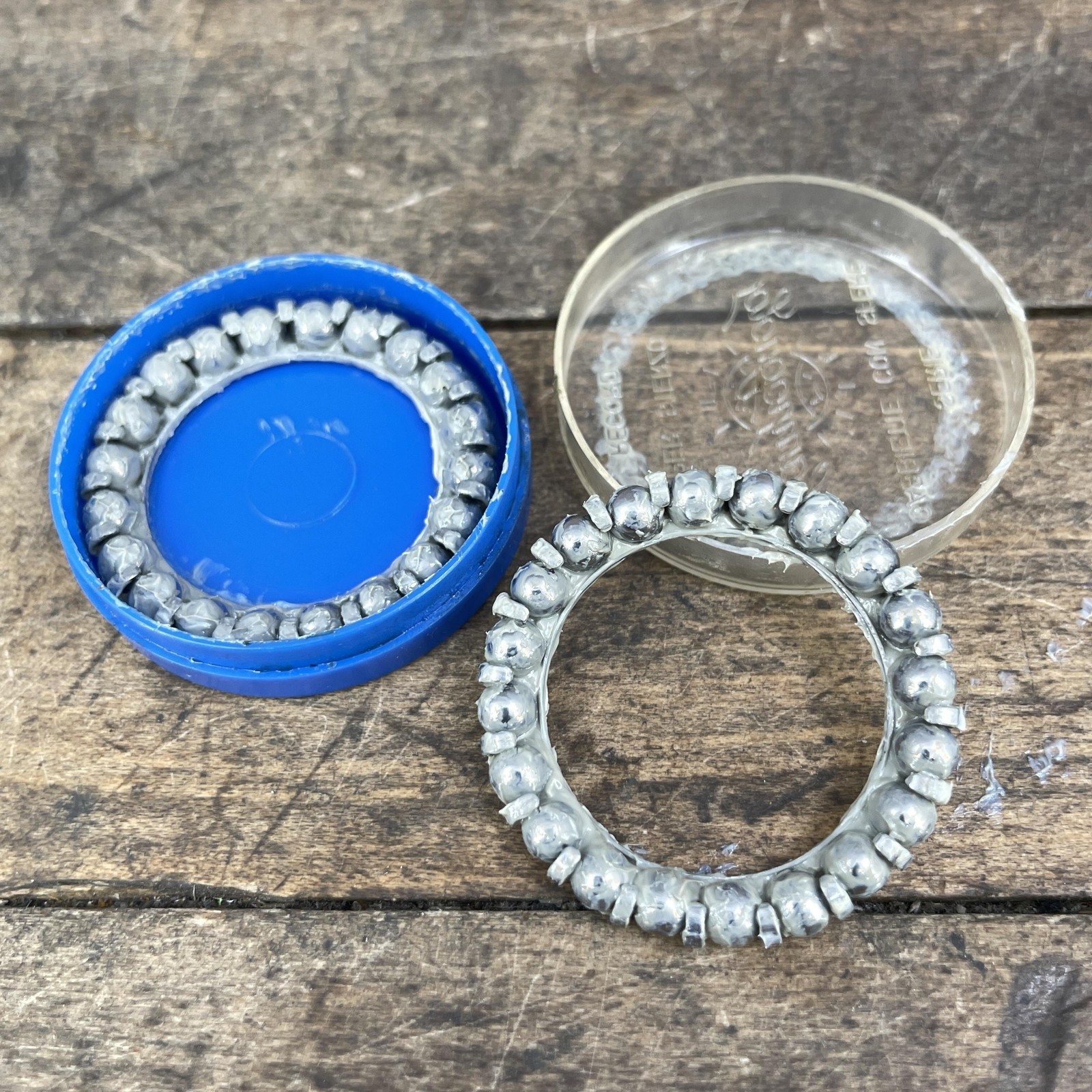 Vintage Campagnolo Headset Bearing Retainers Set 4.5mm Steel Road Bike Record