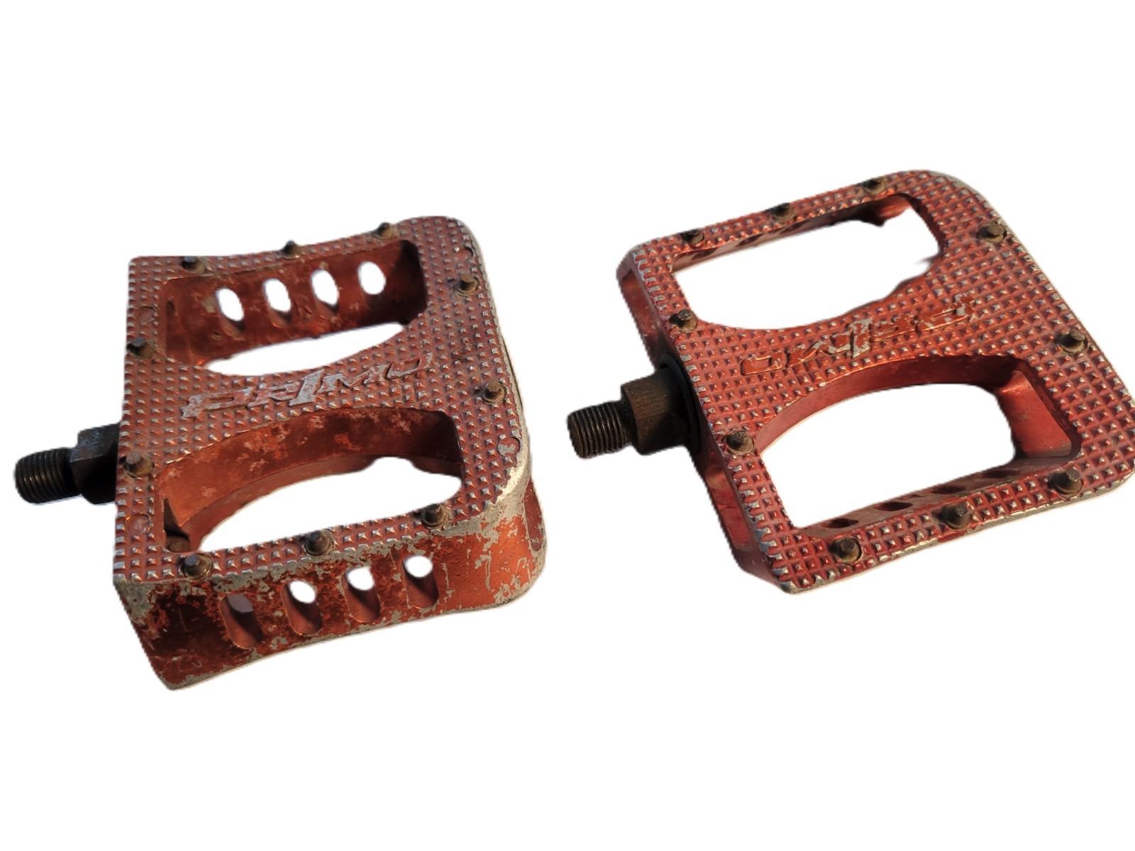 BMX PEDALS PRIMO TENDERIZERS ALUMINUM BODY CHROMOLY SPINDLE 0.5 INCH AXEL