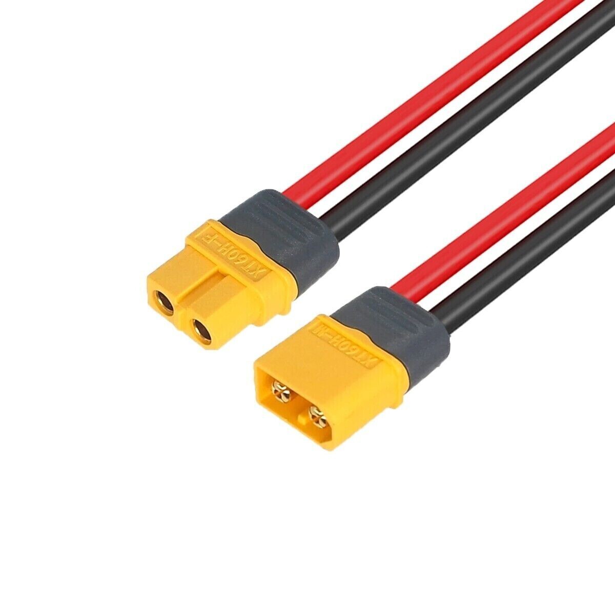1Pair XT60 Plug Connector Female Male 10AWG Cable Wire Ebike Lipo Li-Ion Battery