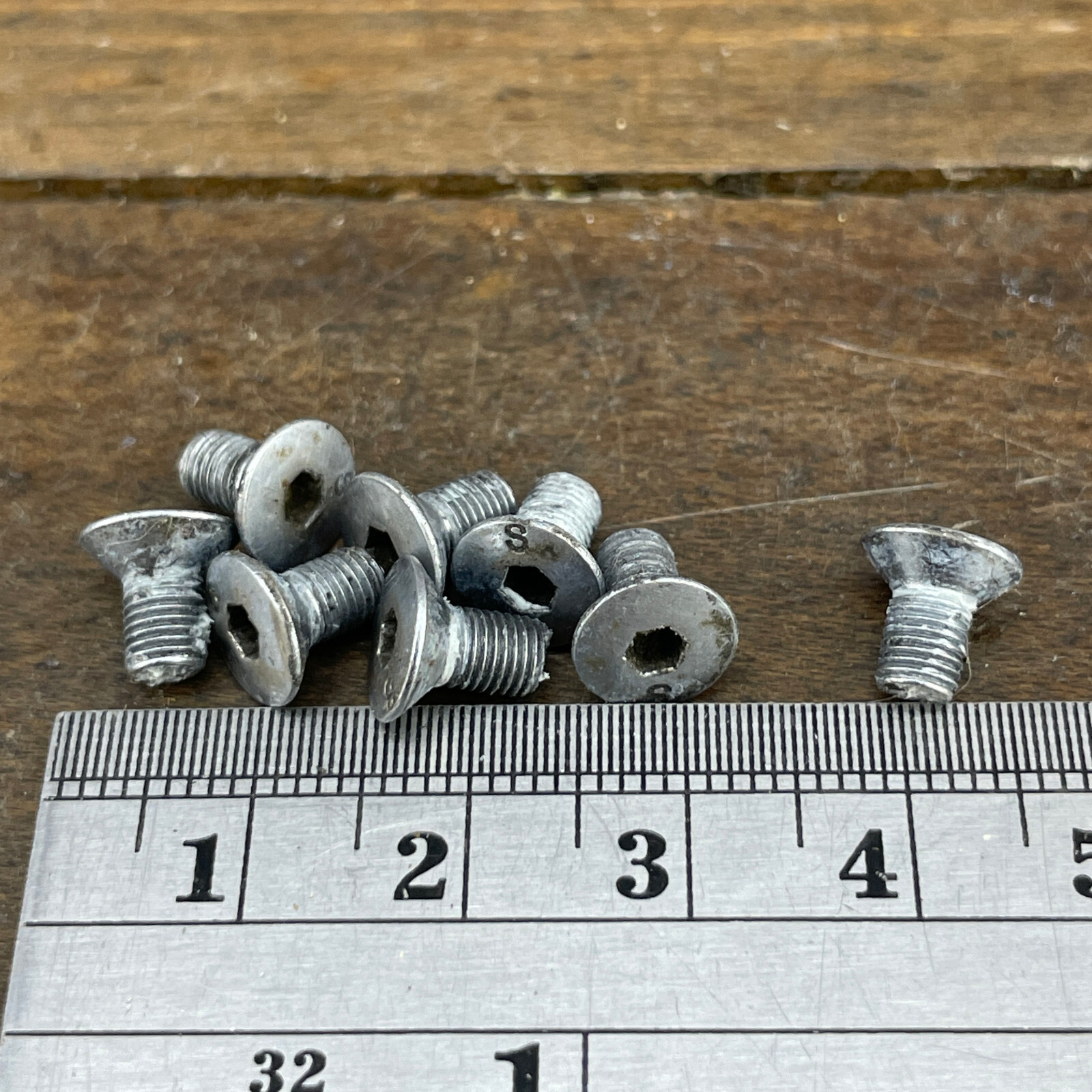 Suntour BMX Pedal Cage Screw XCII Lot 8 Vintage Cage Bolts Parts Old School BMX