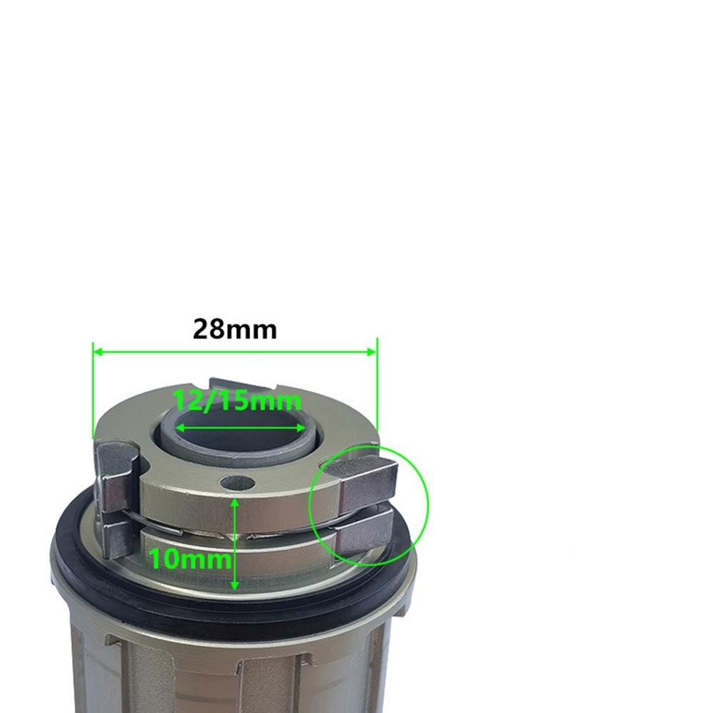 Freehub Freestanding Body 12mm/15mm 7075 Aluminum Alloy For MicroSpline