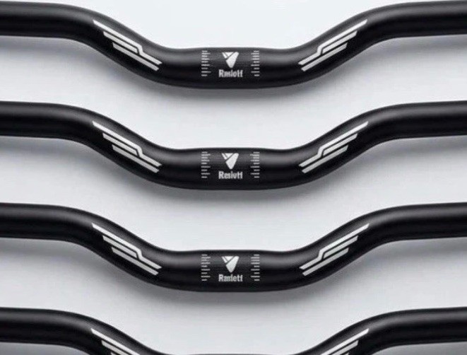 Lot of 5 Rmiott MTB Riser Handlebars 25.4mm x 640mm 30mm Rise Black New Bulk
