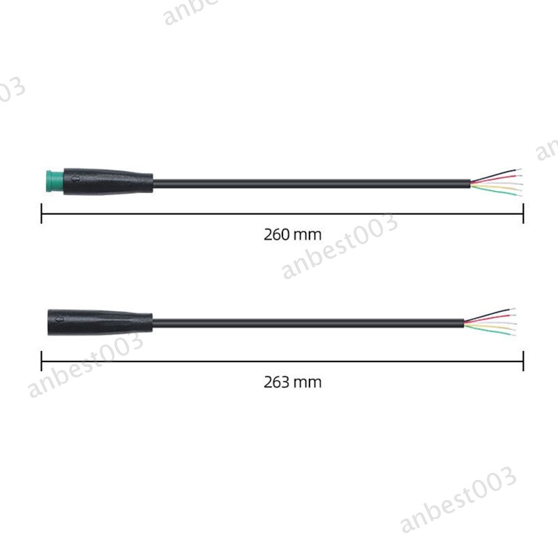 M6 2 3 4 5 core Julet Electric male female waterproof 6mm Signal Sensor Cable