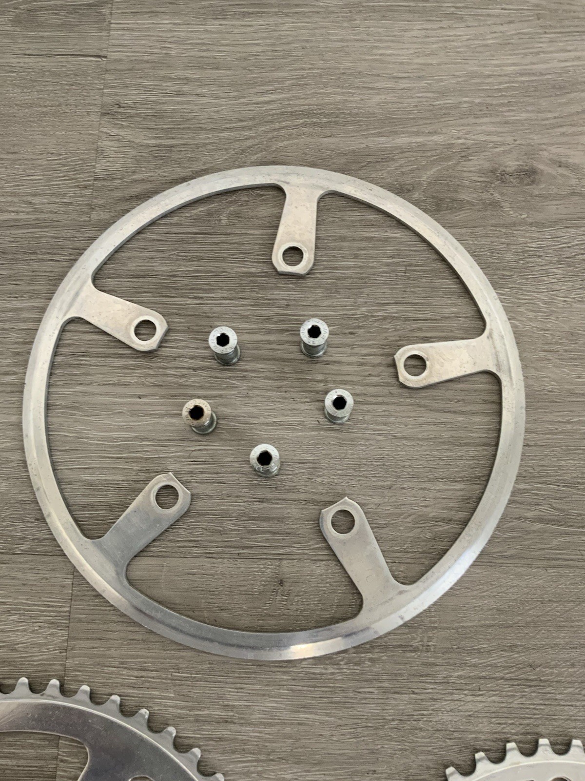 NERVAR CHAIN RINGS AND GUARD (3) 52-40 TOOTH 128 BCD 6, 7, OR 8 SPEED RING BOLTS