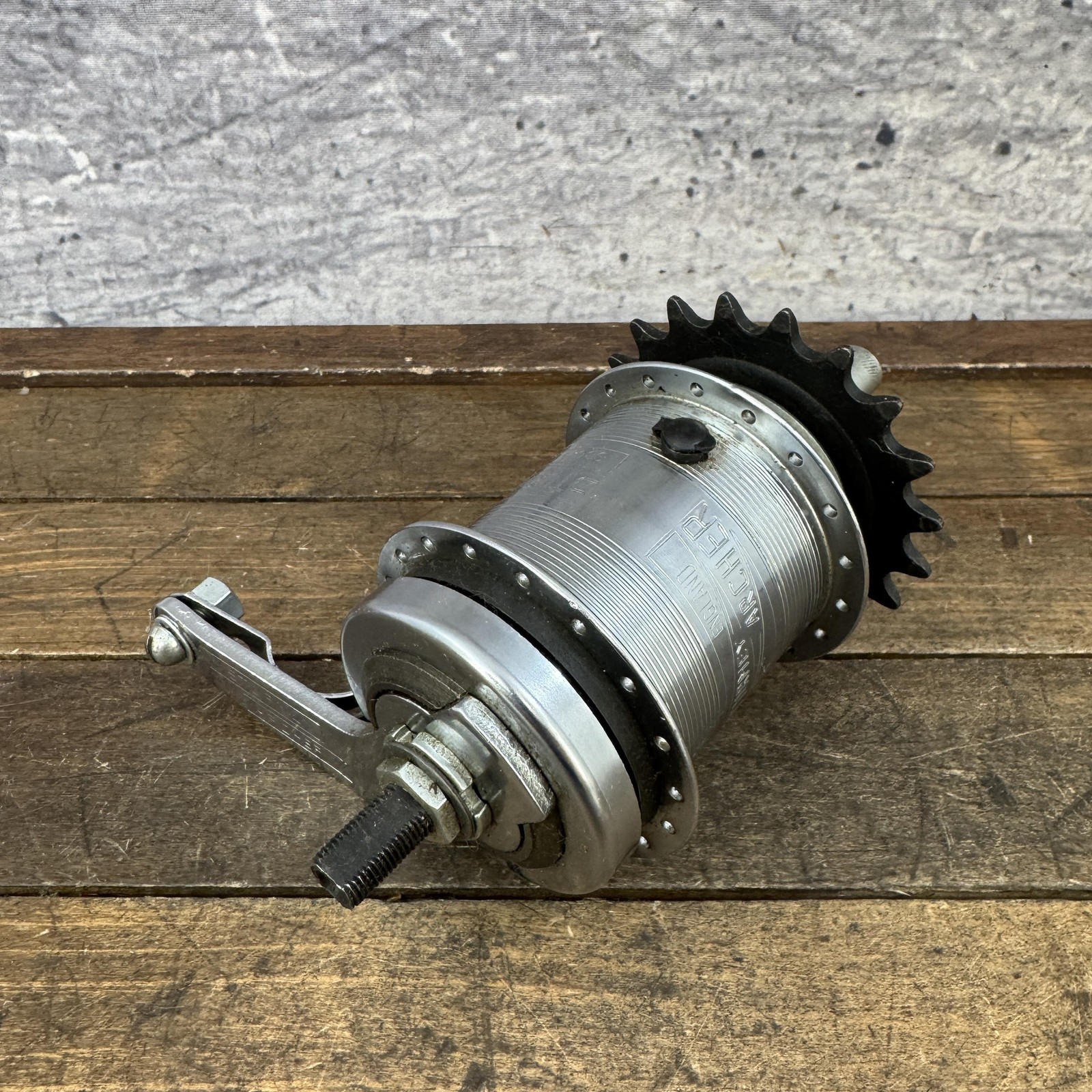 Vintage Sturmey Archer S3C 3 Speed Rear Hub Coaster Brake 36H Nutted England